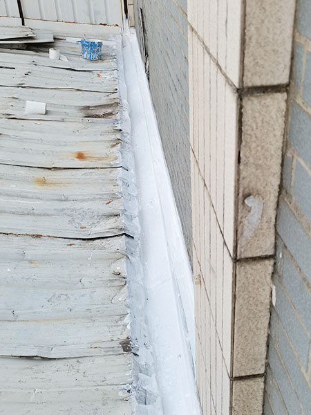 屋面防水裂缝补漏