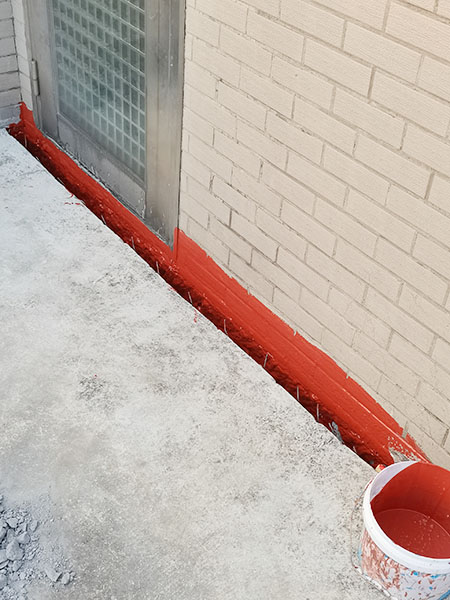 屋面防水裂缝补漏