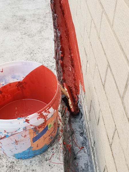 屋面防水裂缝补漏